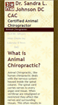 Mobile Screenshot of chiro4animals.com